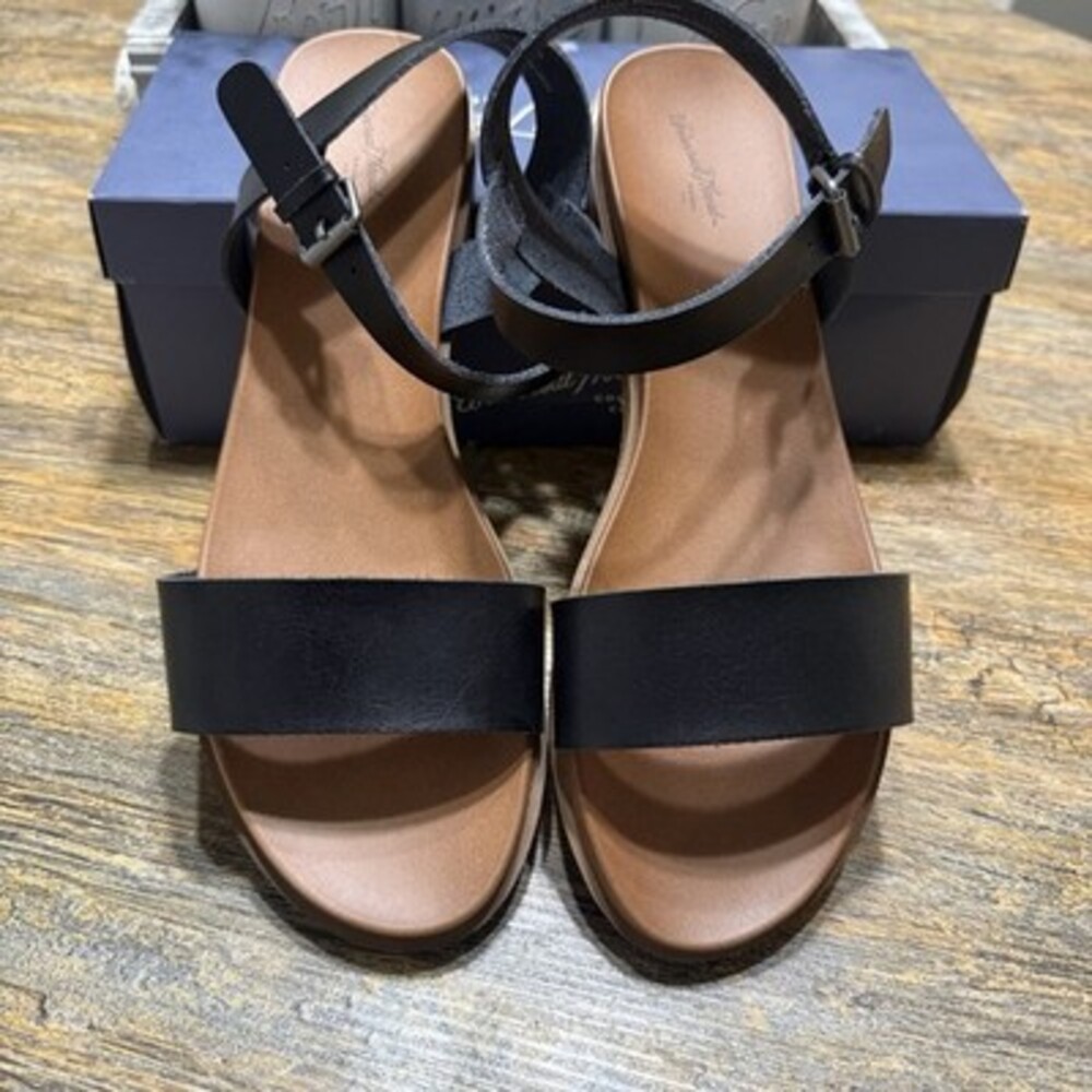 Brown Sandals W/ Black Straps
